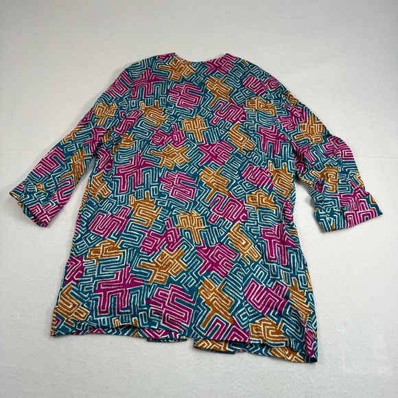 Lady Carol 2 Piece Midi Shift Dress Pattern Jacket Womens Sz 14 Art To Wear Vtg - Picture 7 of 16